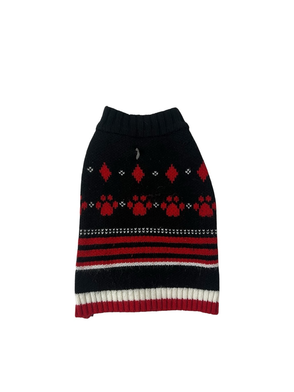 Black and Red Dog Sweater